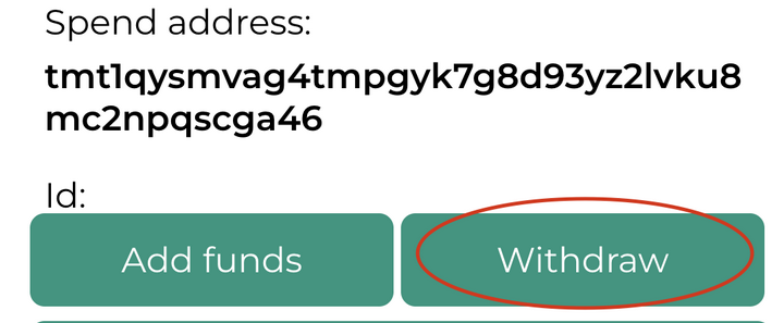 Click the "Withdraw"